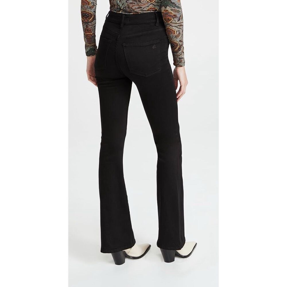 DL 1961 Bridget Boot High Rise Instasculpt Black Jeans - Picture 2 of 10